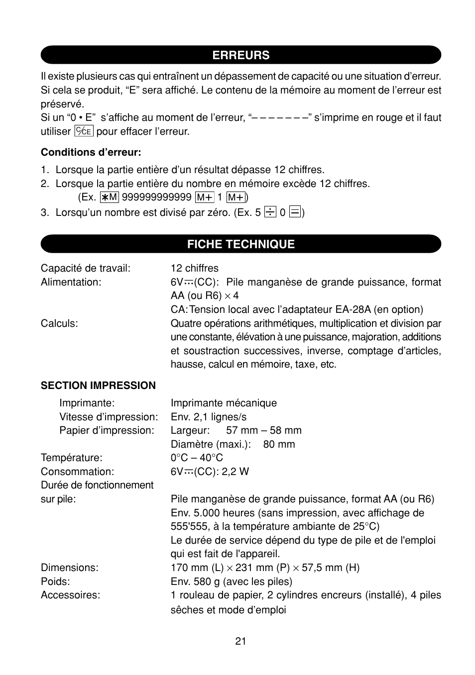 Sharp EL-1801C User Manual | Page 23 / 79