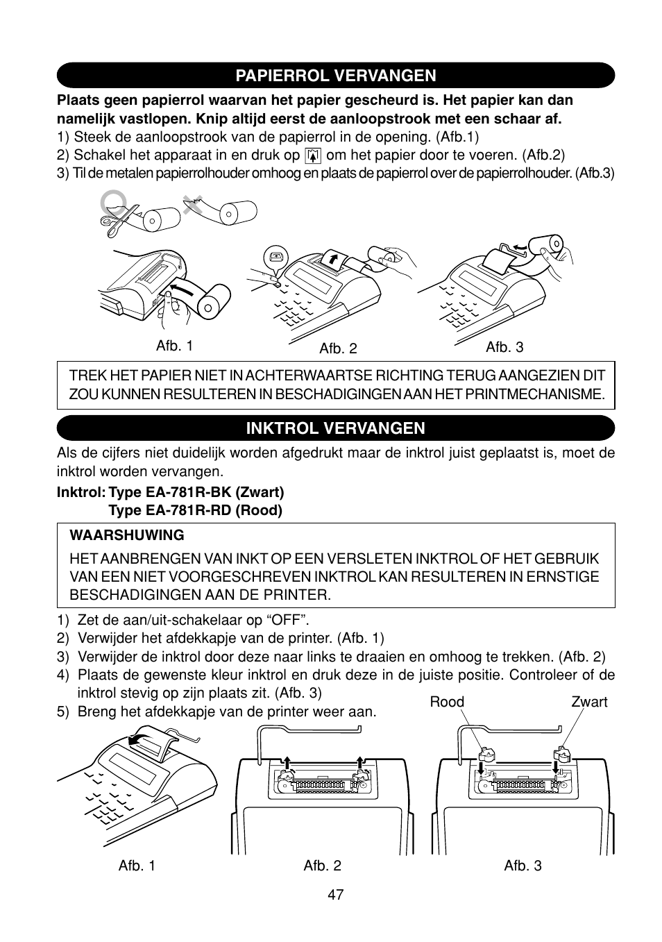 Sharp EL-1801C User Manual | Page 49 / 79