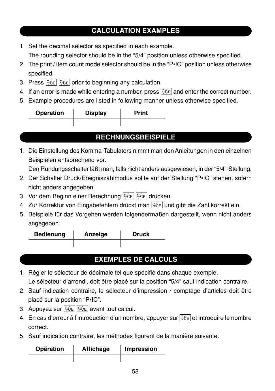 Sharp EL-1801C User Manual | Page 60 / 79