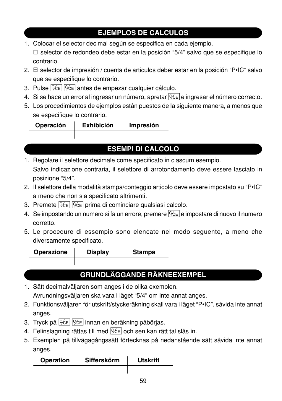 Sharp EL-1801C User Manual | Page 61 / 79