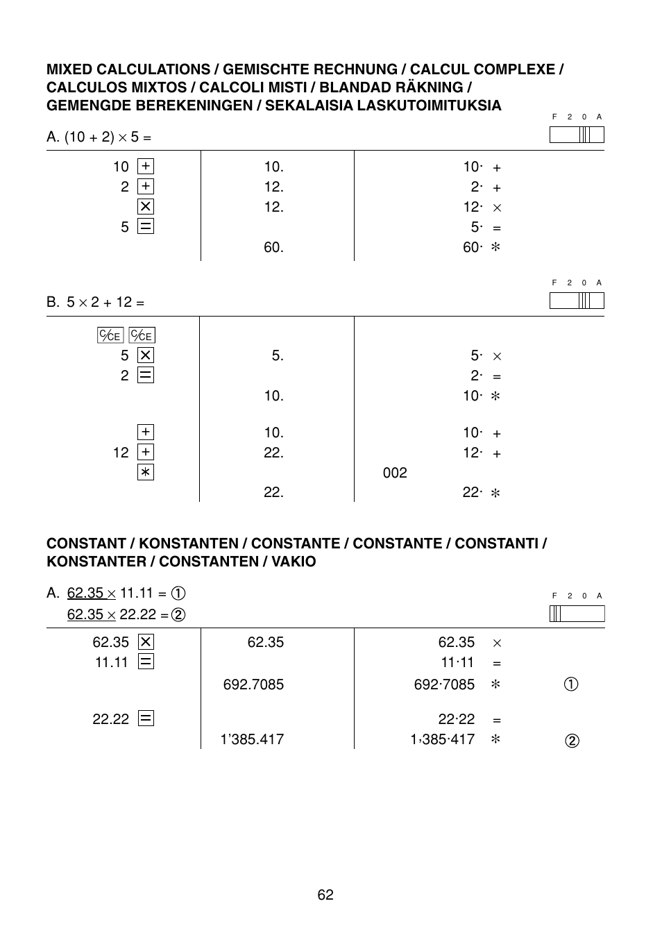 Sharp EL-1801C User Manual | Page 64 / 79