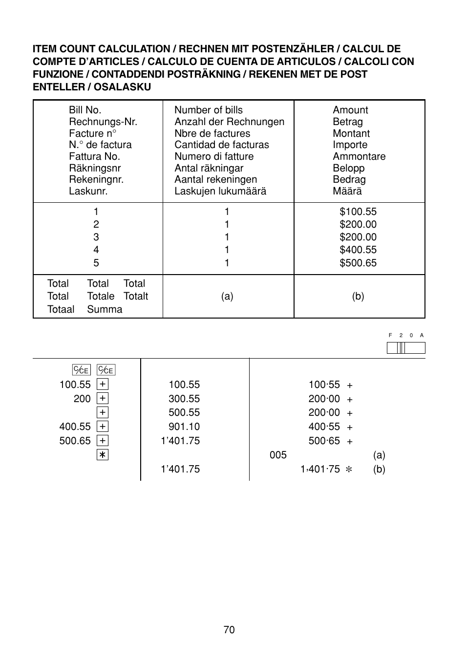 Sharp EL-1801C User Manual | Page 72 / 79