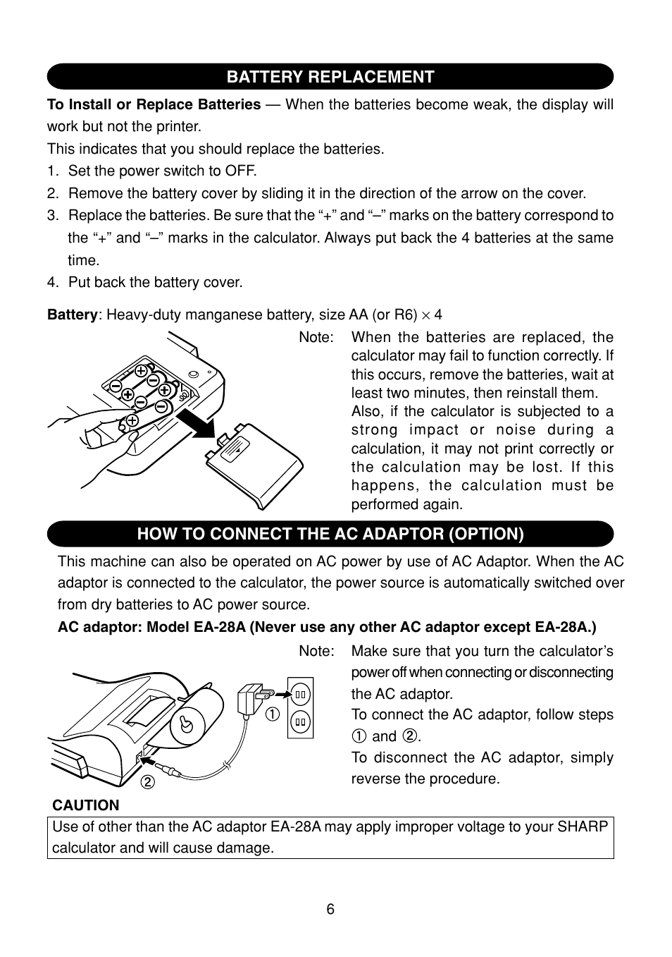 Sharp EL-1801C User Manual | Page 8 / 79