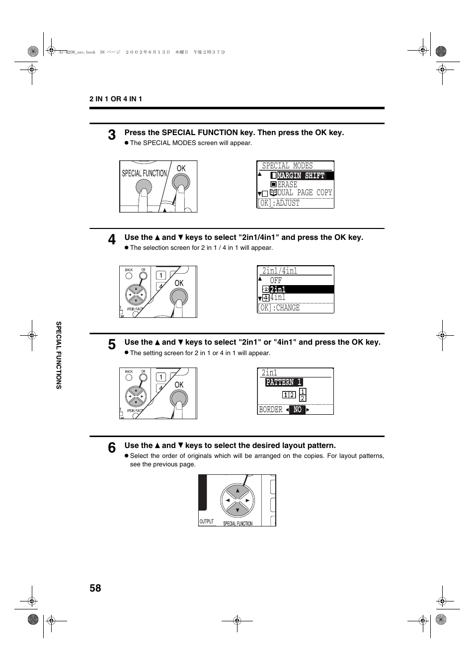 Sharp T FOUND AR-M208 User Manual | Page 60 / 128