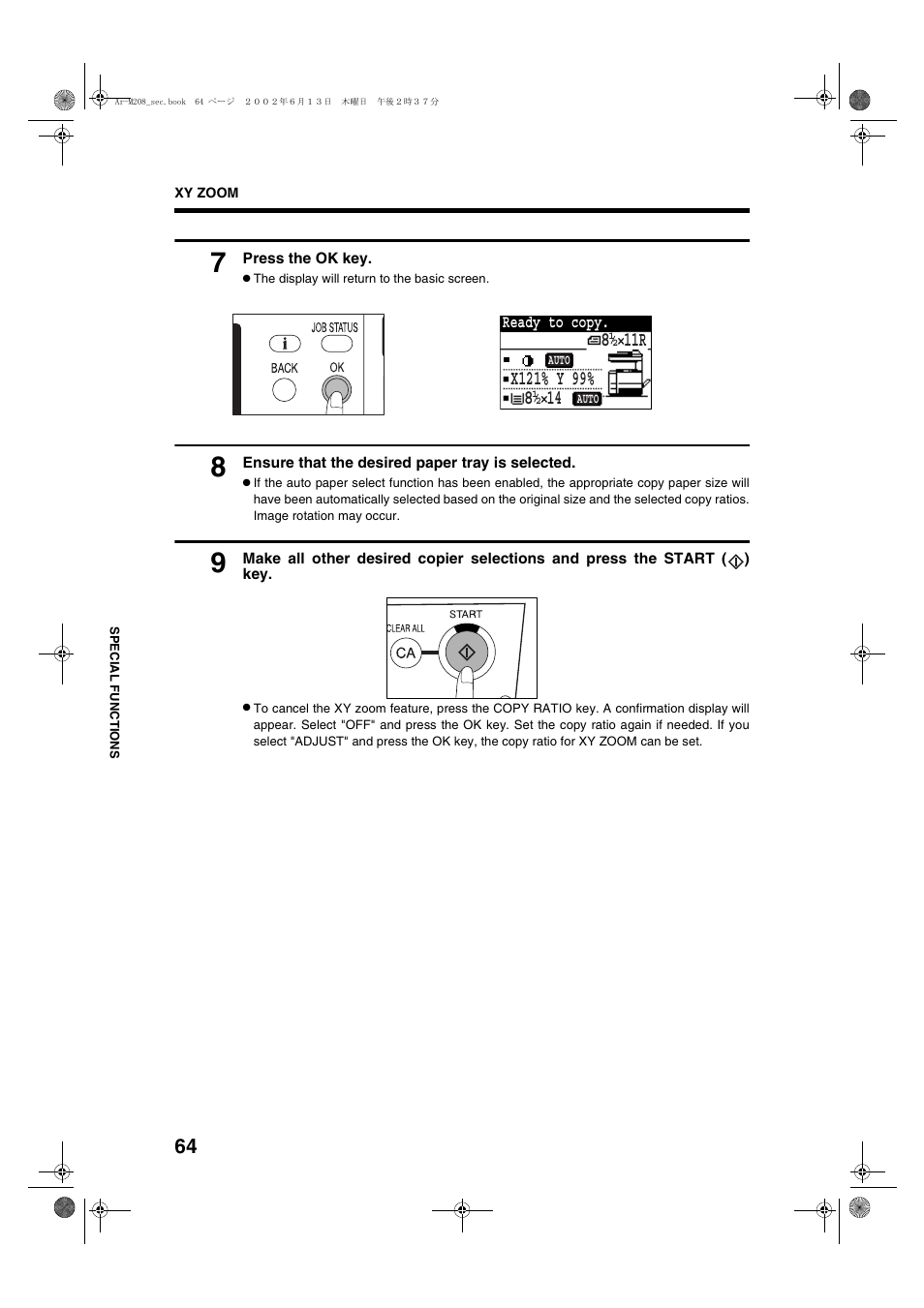 8 11r | Sharp T FOUND AR-M208 User Manual | Page 66 / 128