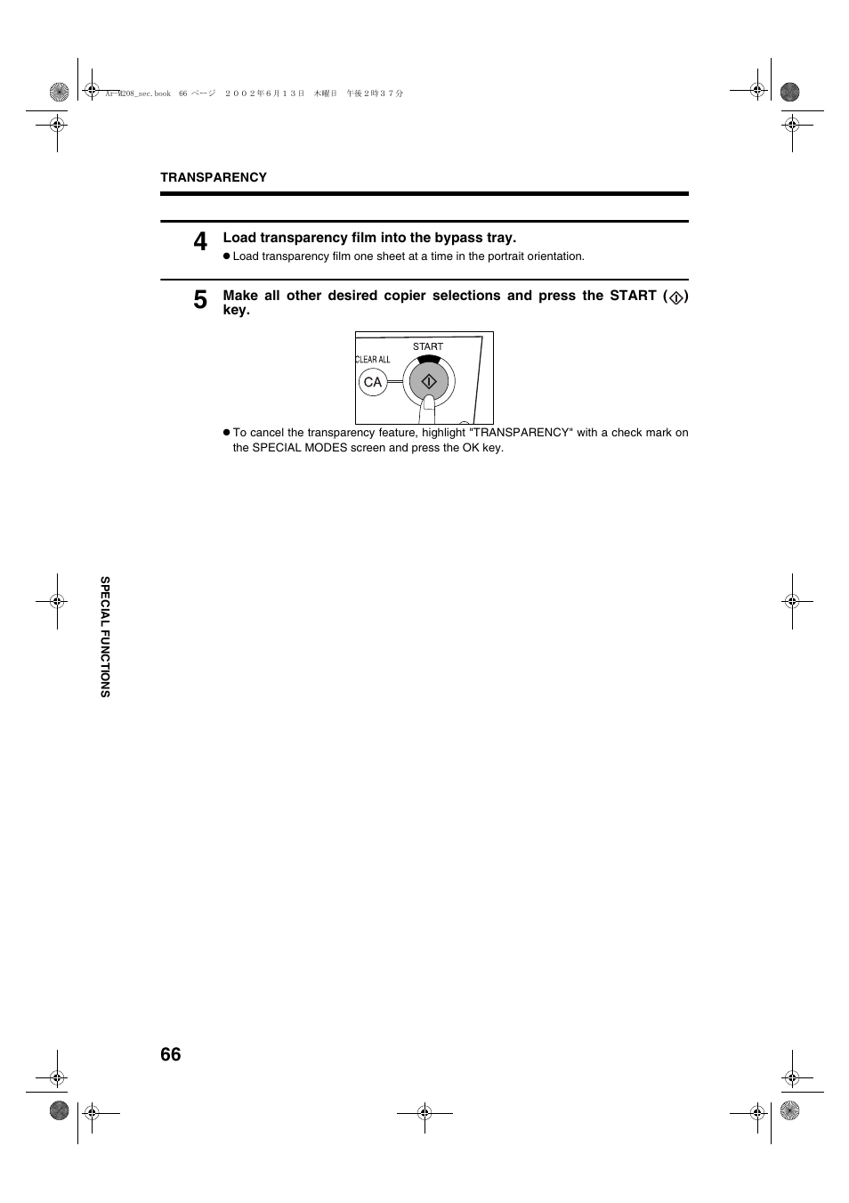 Sharp T FOUND AR-M208 User Manual | Page 68 / 128