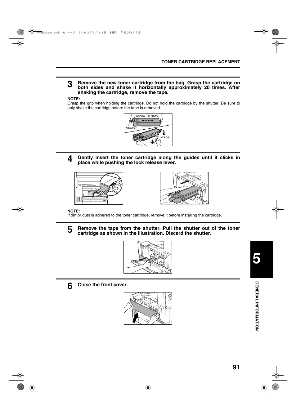 Sharp T FOUND AR-M208 User Manual | Page 93 / 128