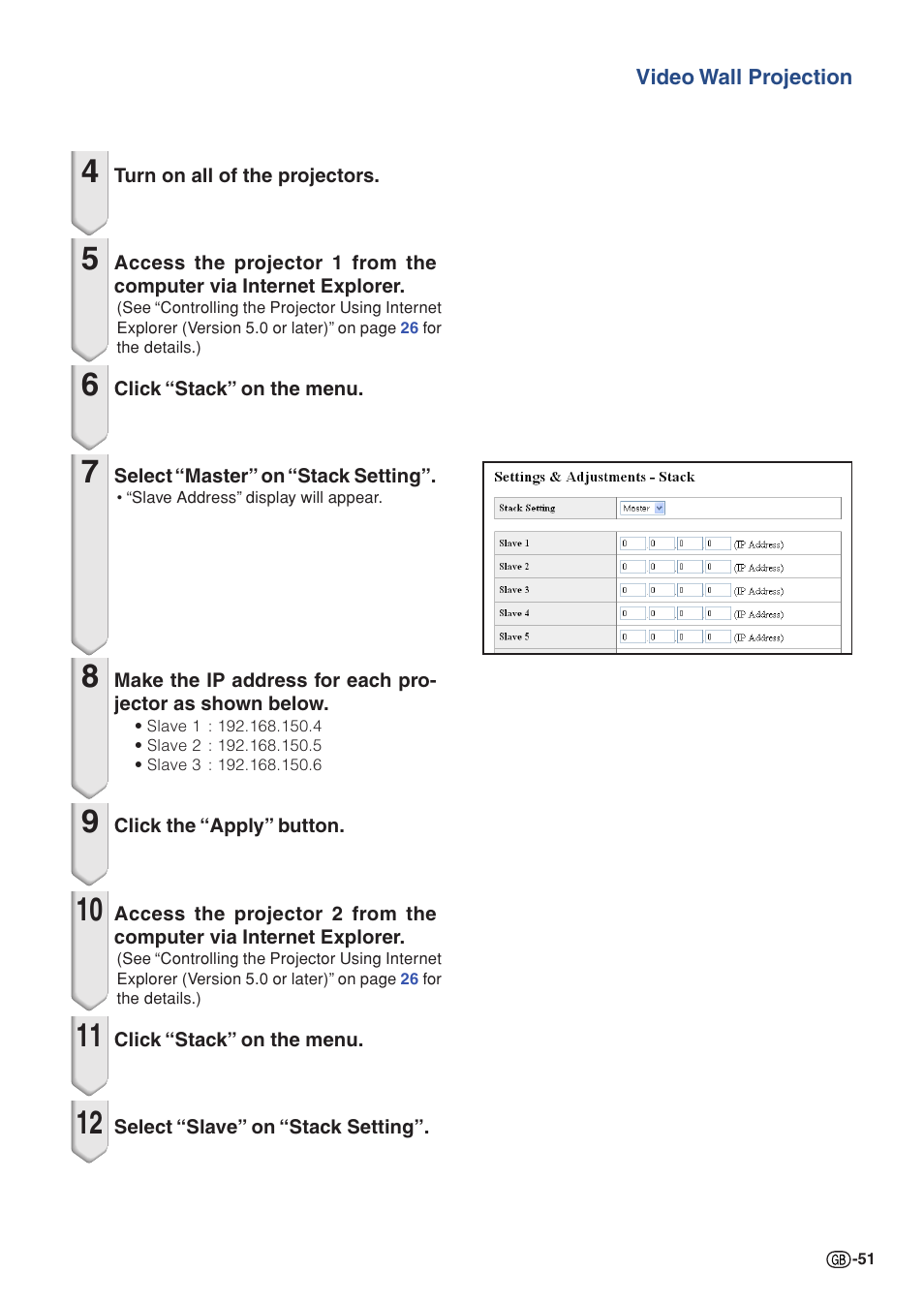 Sharp XG-P610X User Manual | Page 51 / 59