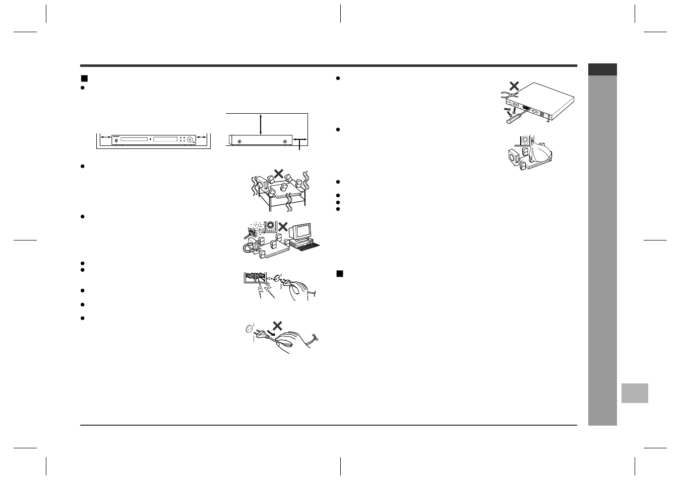 Precautions, Ge n e ral in fo rmatio n, General | Volume control | Sharp HT-CN400DVH User Manual | Page 11 / 61