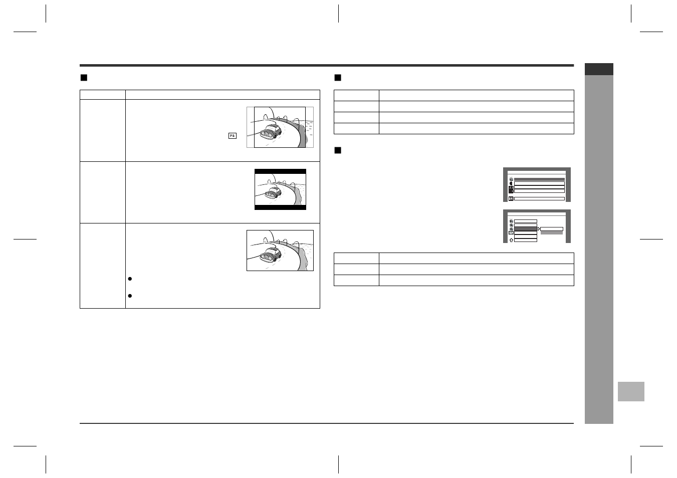 Tv display setting, Tv type setting, Video output setting | Sharp HT-CN400DVH User Manual | Page 27 / 61