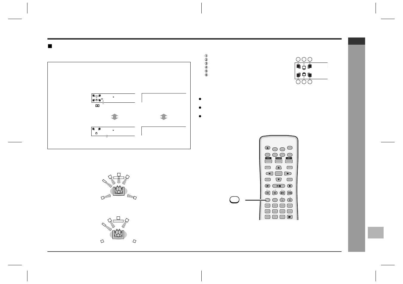 Ad v a nced f e atures, Dolby pro logic surround, E-44 | Sharp HT-CN400DVH User Manual | Page 51 / 61