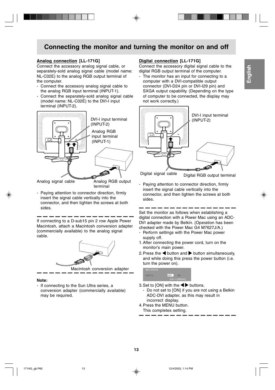 Sharp LL-171G User Manual | Page 12 / 35