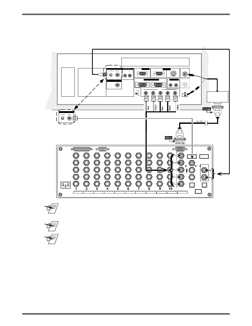 Sharp installation configuration and connections, Configuring the projector, Extron • system 8/10 p | Page 7 | Sharp EXTRON SYSTEM 68-409-01 User Manual | Page 7 / 11