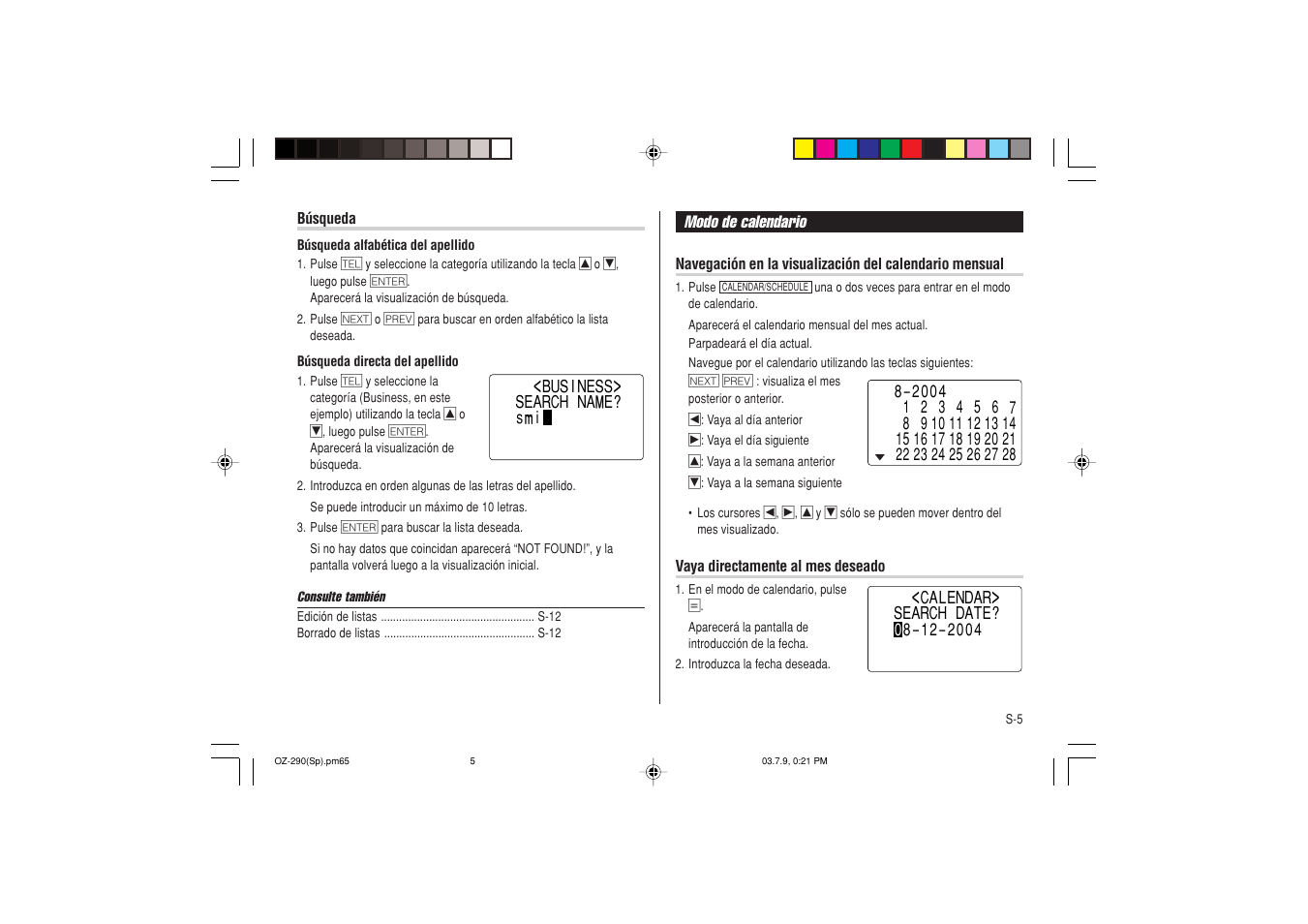 Sharp OZ-290 User Manual | Page 43 / 60