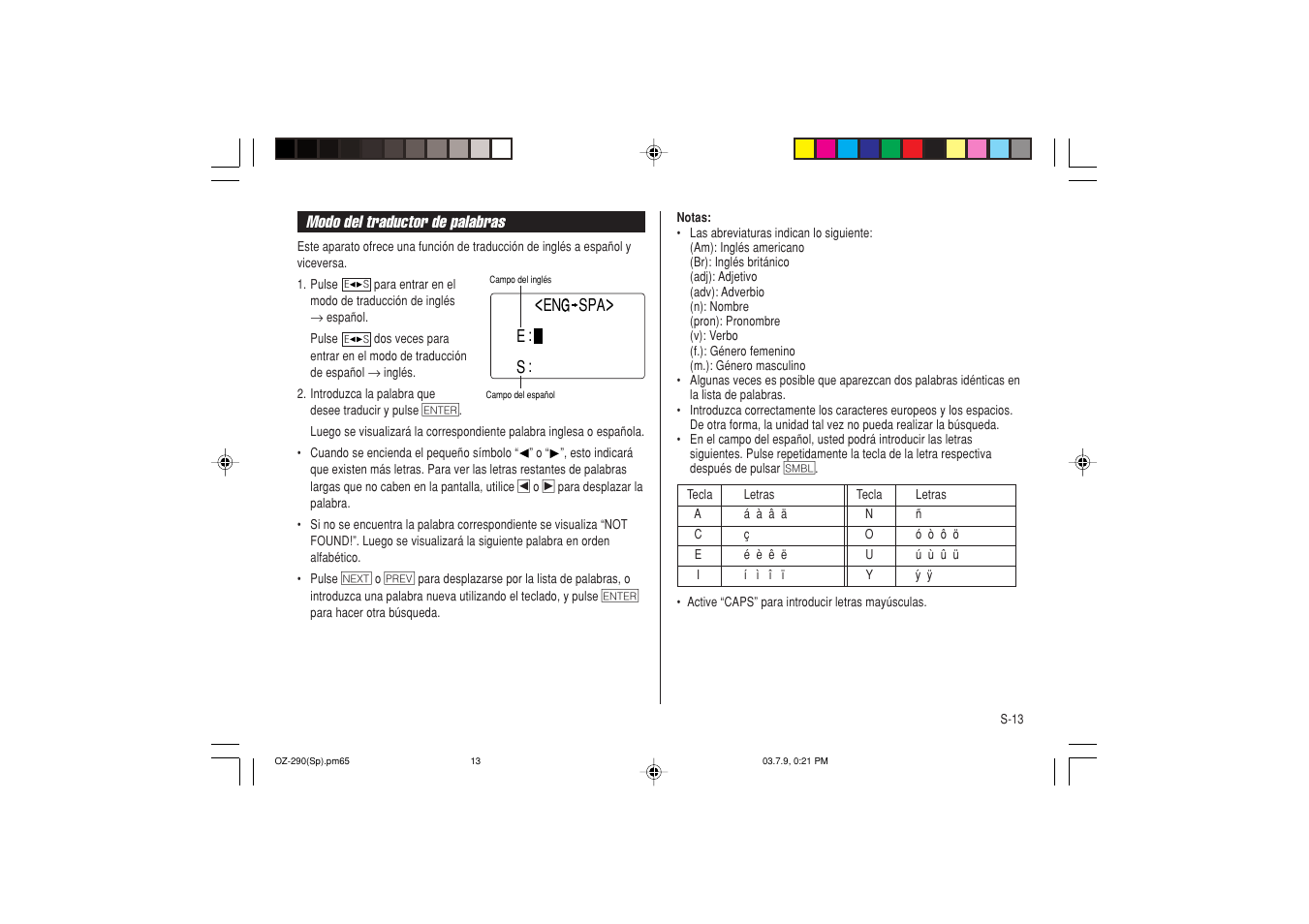 Sharp OZ-290 User Manual | Page 51 / 60