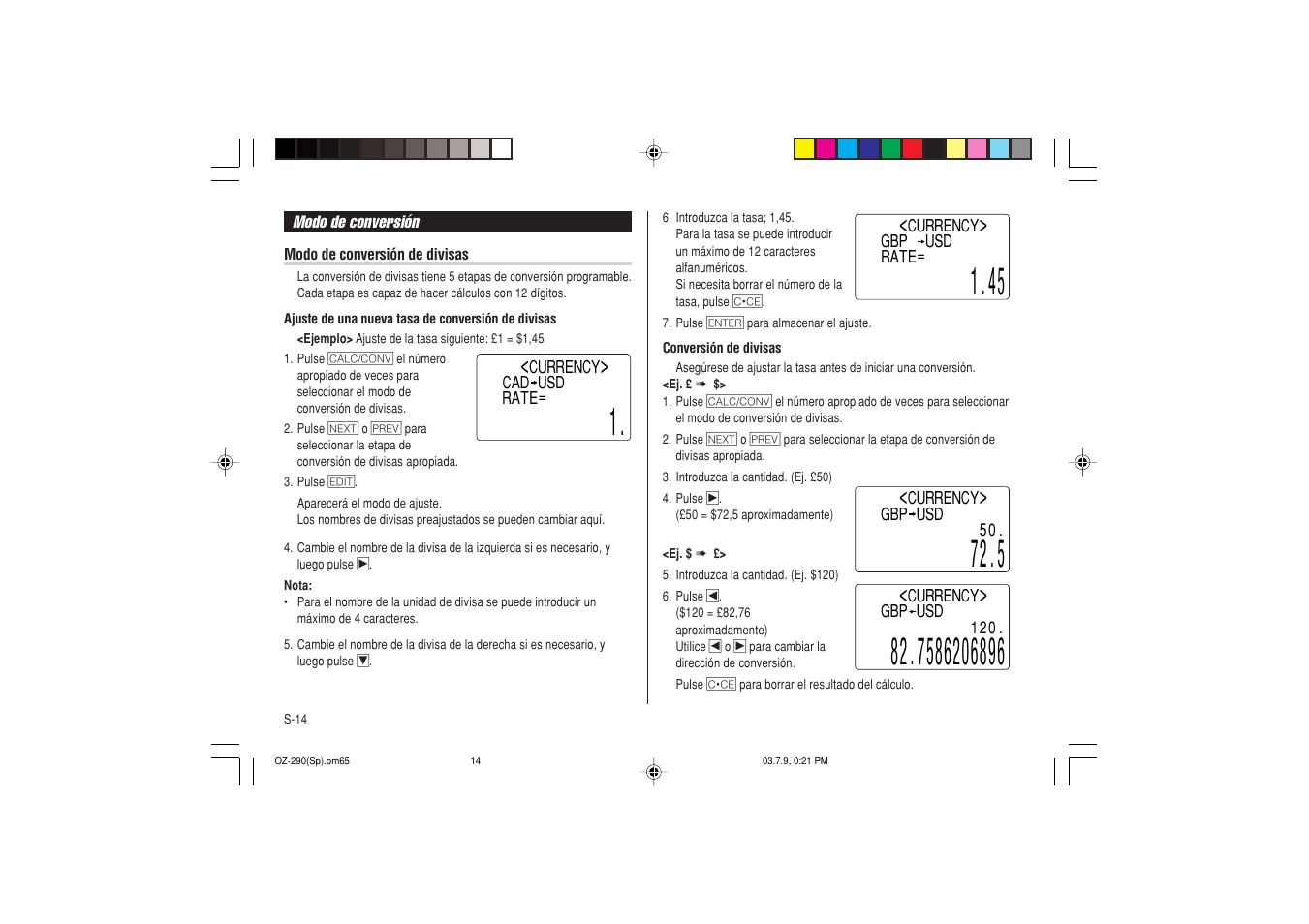 Sharp OZ-290 User Manual | Page 52 / 60