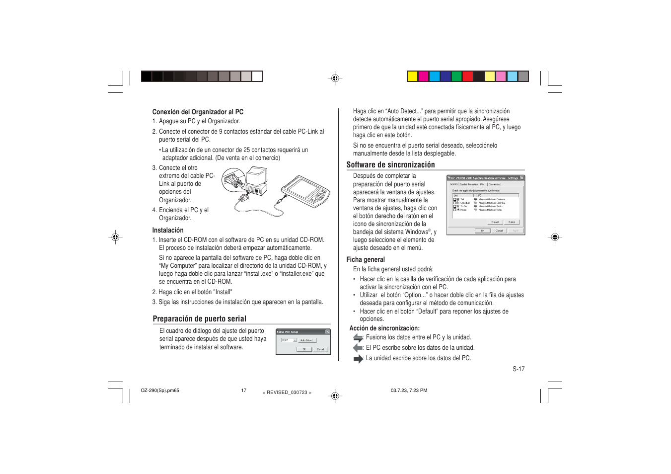 Sharp OZ-290 User Manual | Page 55 / 60