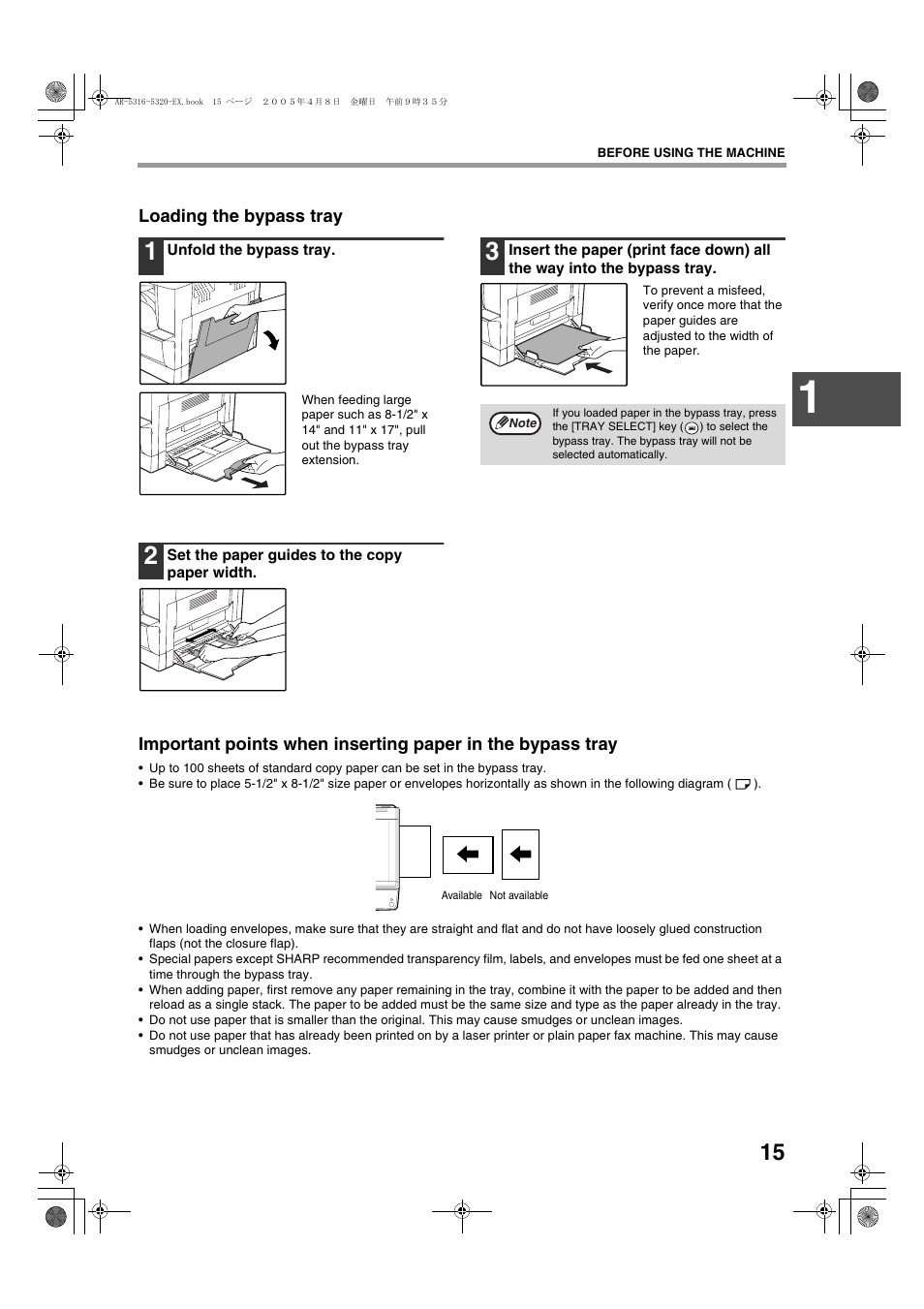 Sharp AR-5316 User Manual | Page 17 / 80