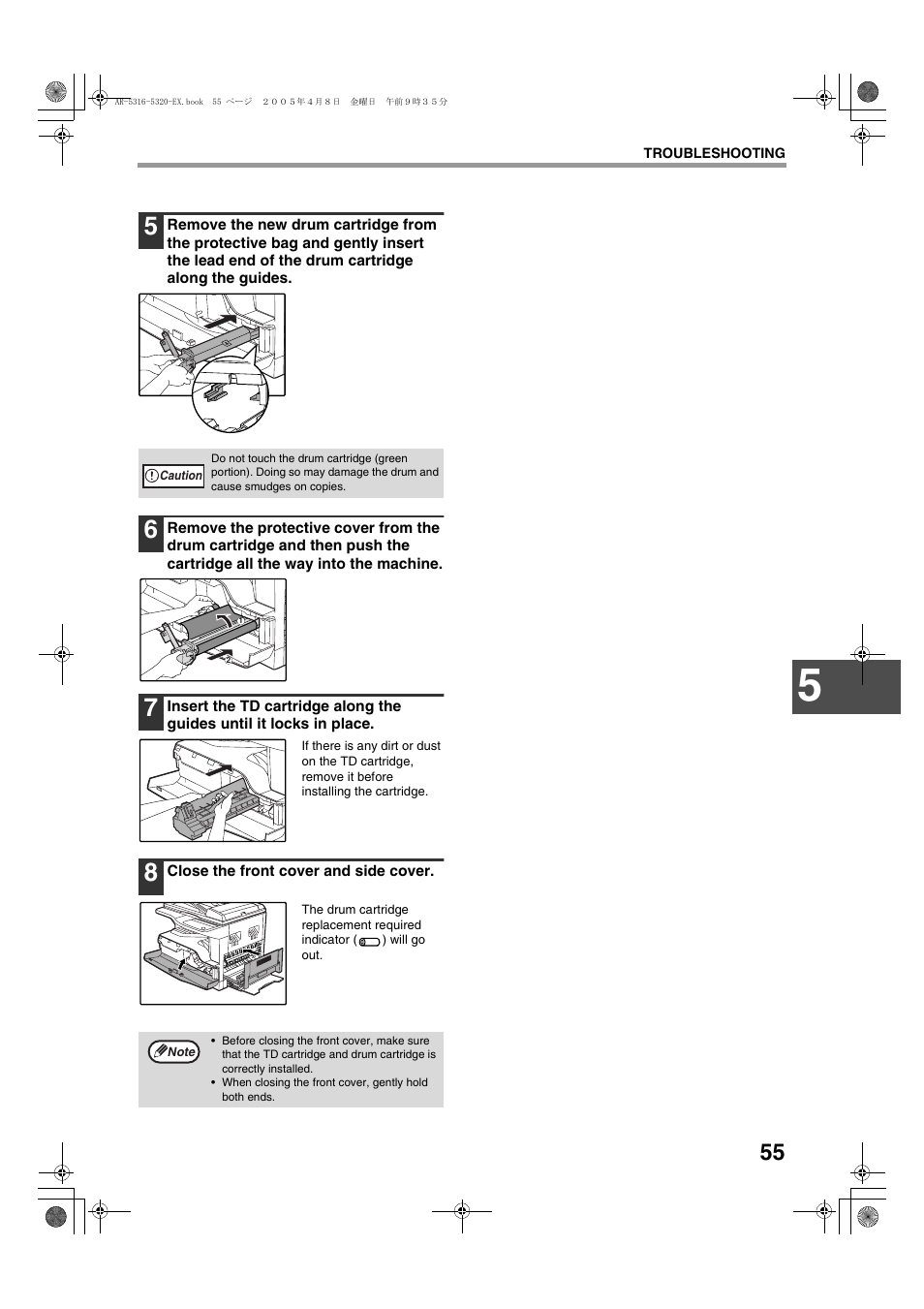 Sharp AR-5316 User Manual | Page 57 / 80