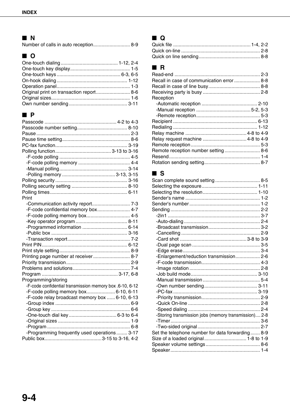 Sharp AR-FX12 User Manual | Page 100 / 104