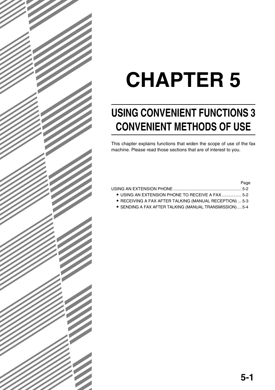 Chapter 5 | Sharp AR-FX12 User Manual | Page 61 / 104