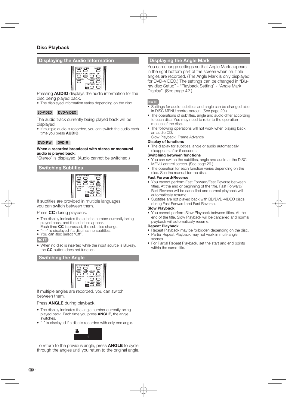 Sharp Aquos LC 46BD80UN User Manual | Page 30 / 65