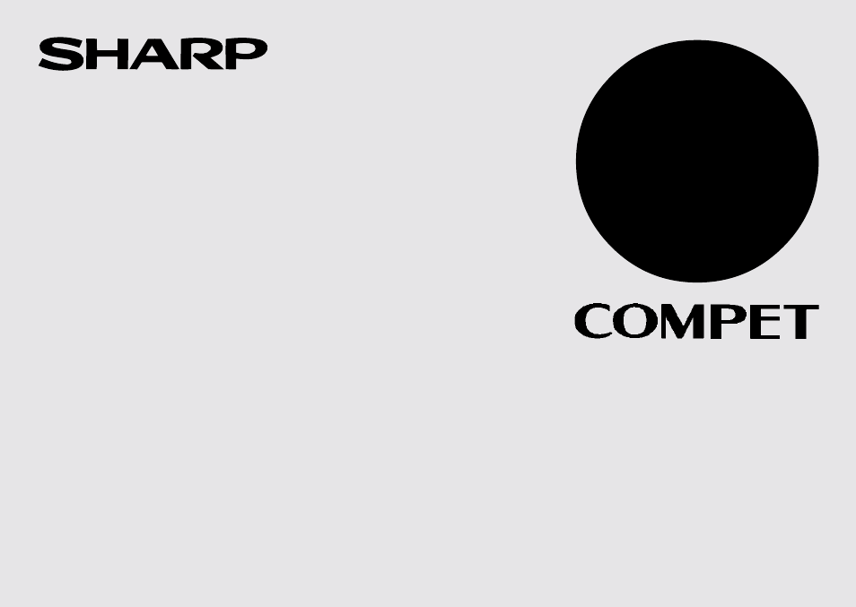 Sharp QS-2130 User Manual | 22 pages