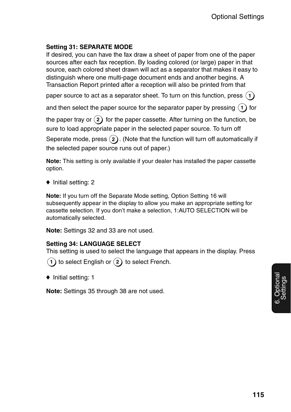 Sharp FO-4470 User Manual | Page 117 / 148