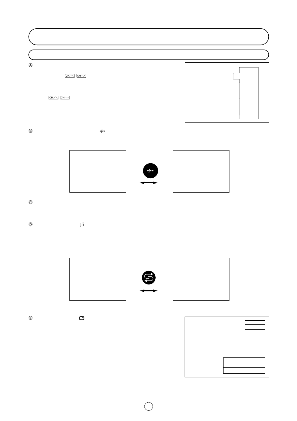 Tv operation, Channel selection | Sharp 54GS-61S User Manual | Page 10 / 32