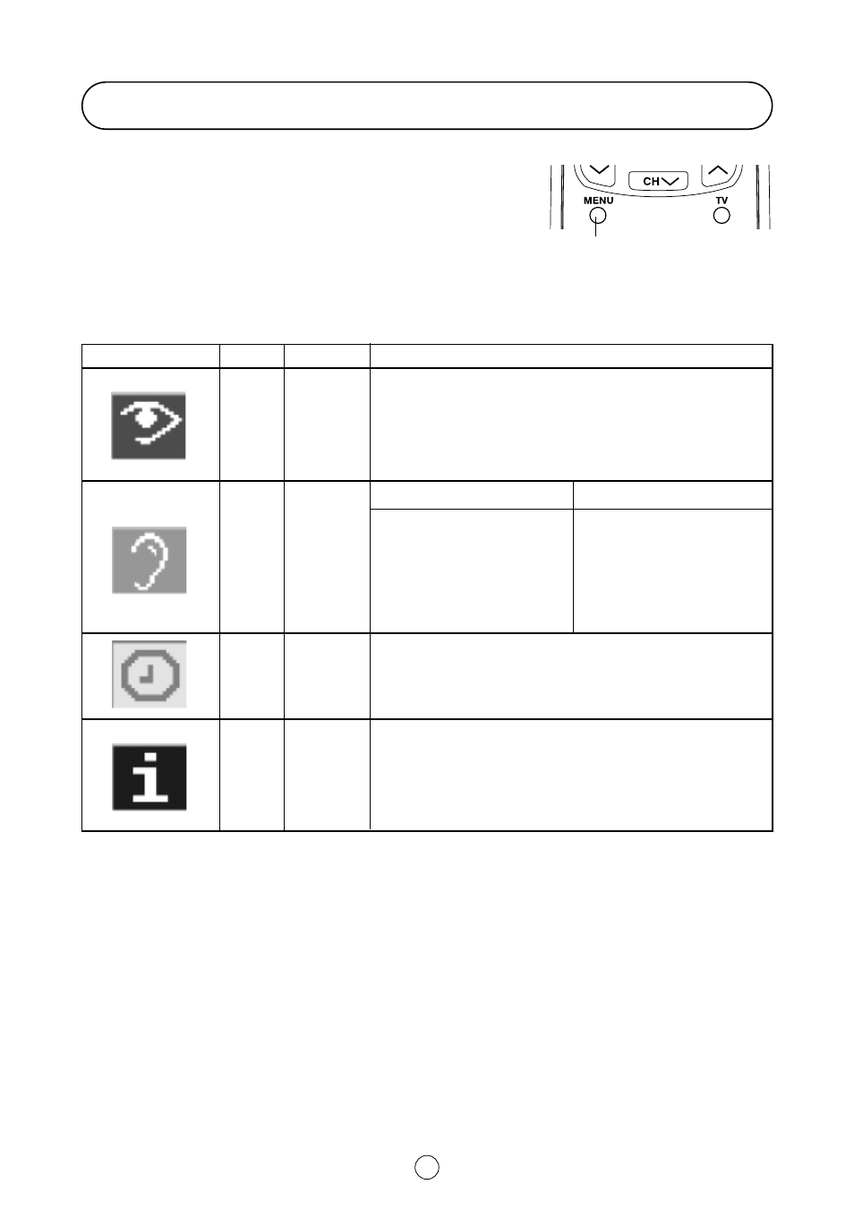 Menu structures, Loudspeakers headphones | Sharp 54GS-61S User Manual | Page 13 / 32