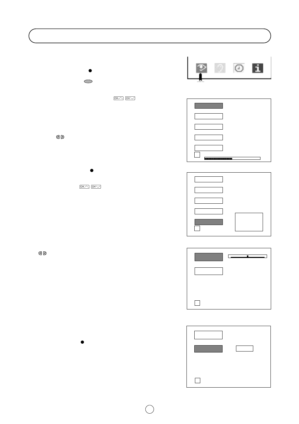 Picture adjustments | Sharp 54GS-61S User Manual | Page 14 / 32
