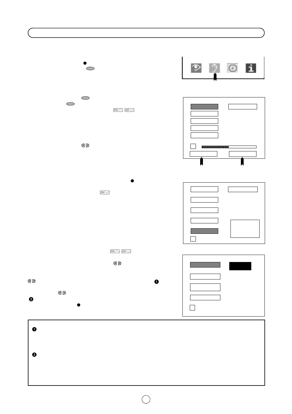 Sound setting mode, Main menu, Normalise sound mode | Sharp 54GS-61S User Manual | Page 15 / 32