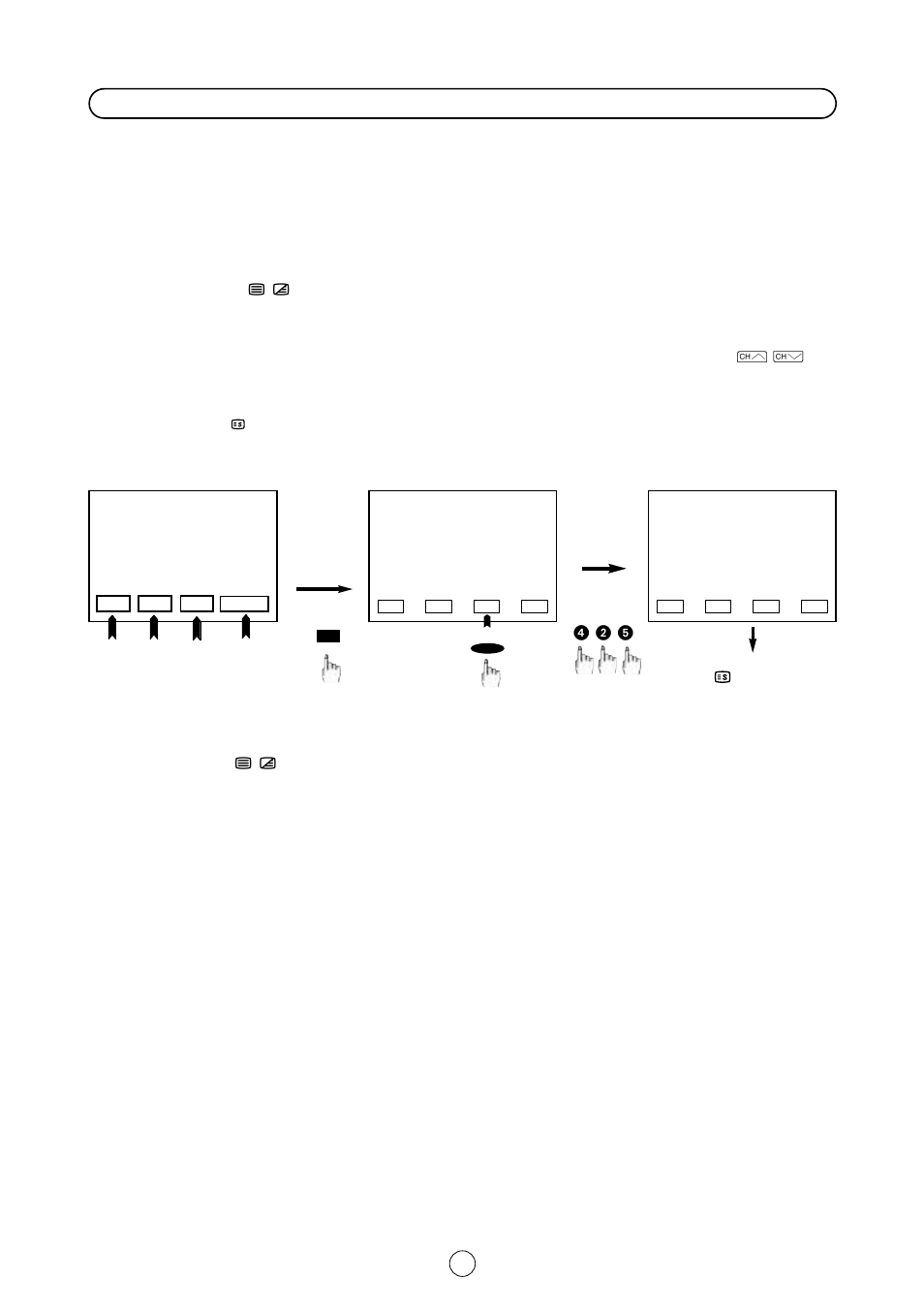Advanced text operation - list mode, ᕤ ᕢ ᕥ | Sharp 54GS-61S User Manual | Page 24 / 32