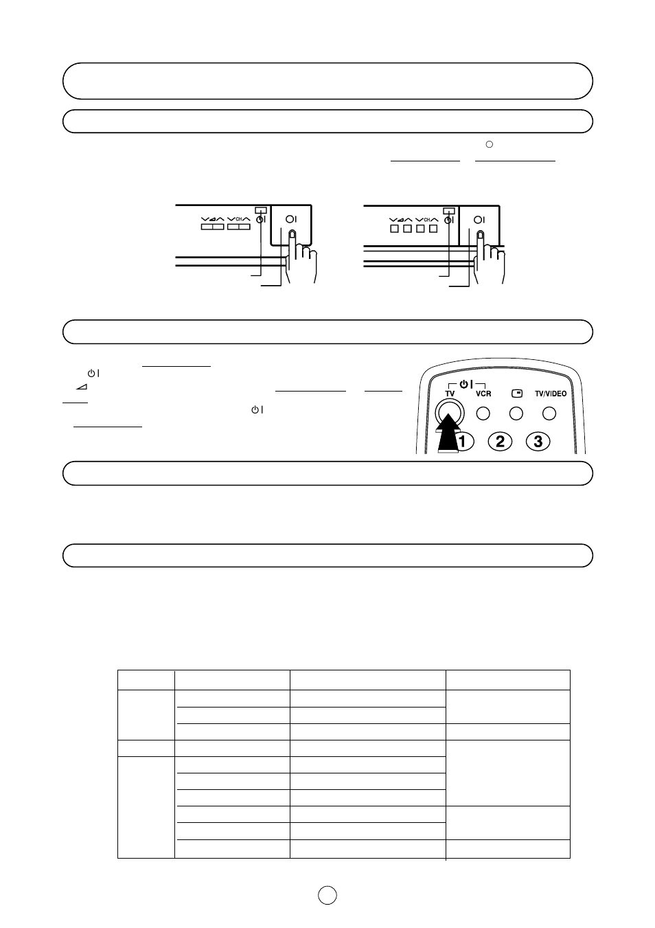 Switching on, Power supply on/off button, On-off/stand-by button | Blue back off timer | Sharp 54GS-61S User Manual | Page 9 / 32
