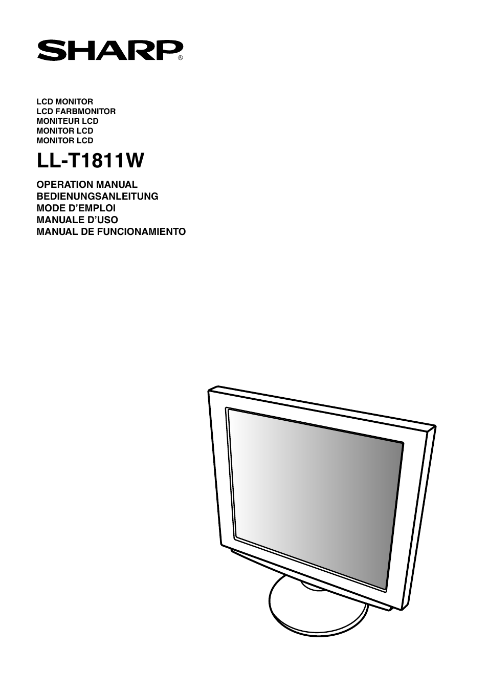Sharp LL-T1811W User Manual | 144 pages