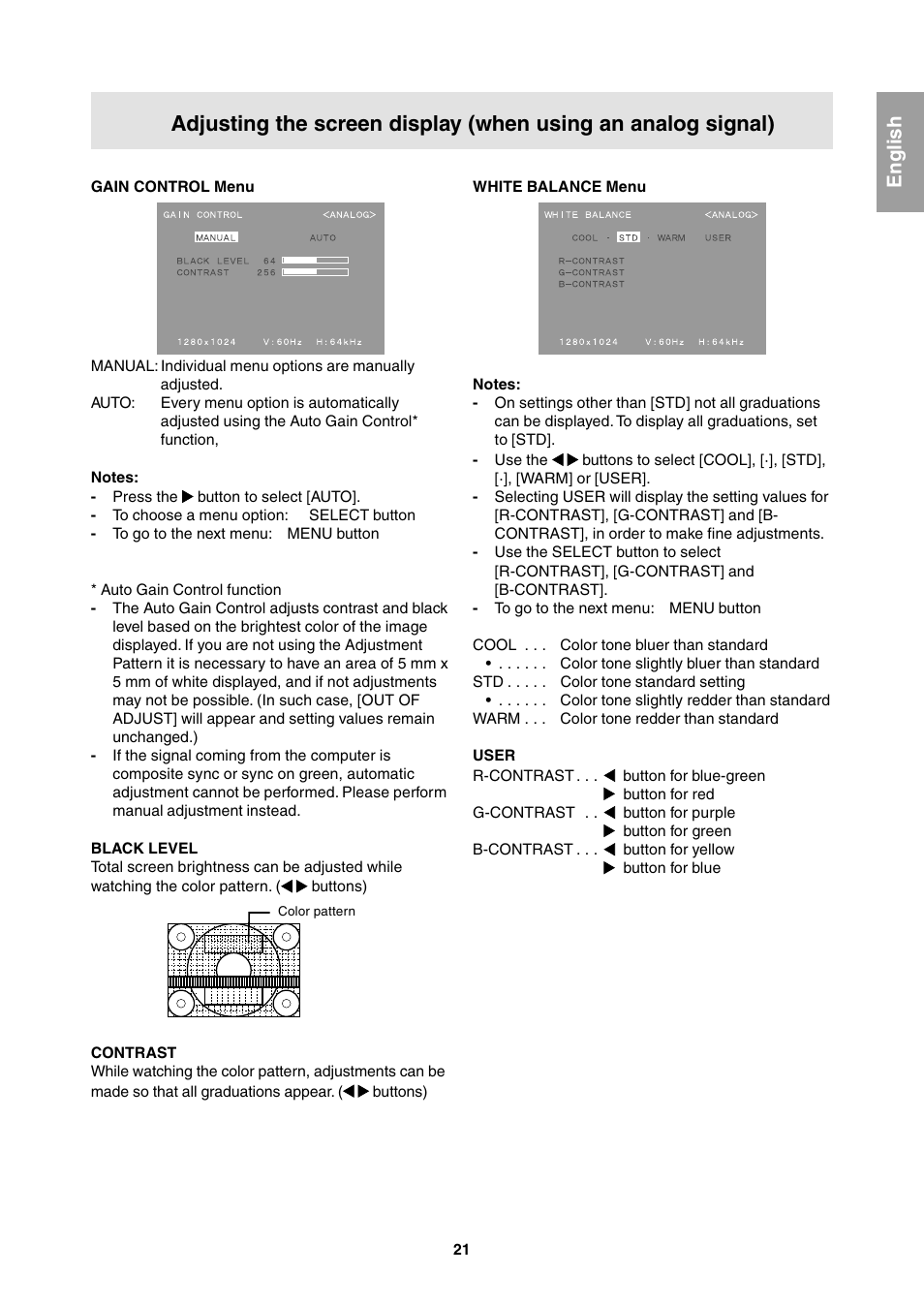 English | Sharp LL-T1811W User Manual | Page 21 / 144