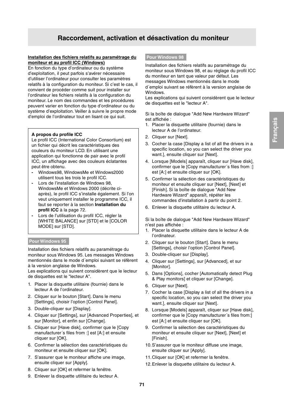 Sharp LL-T1811W User Manual | Page 71 / 144