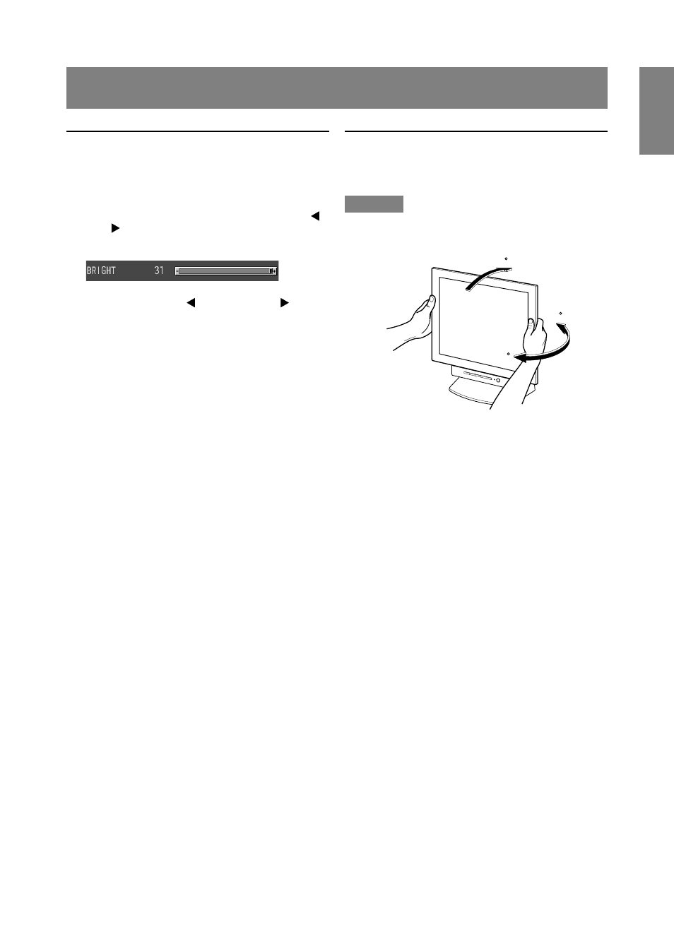 Adjusting monitor brightness and angle, English | Sharp LL-T1610W User Manual | Page 25 / 143