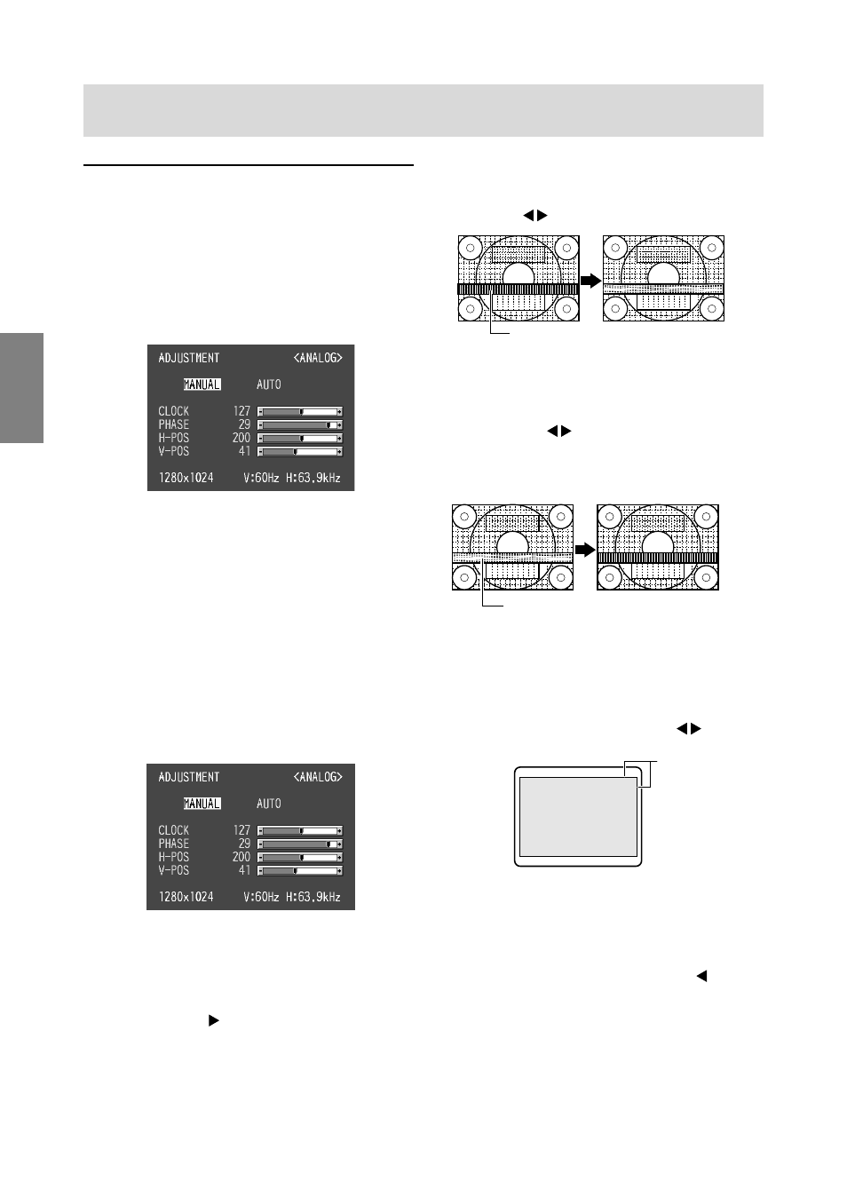 Réglage manuel de l’image | Sharp LL-T1610W User Manual | Page 76 / 143