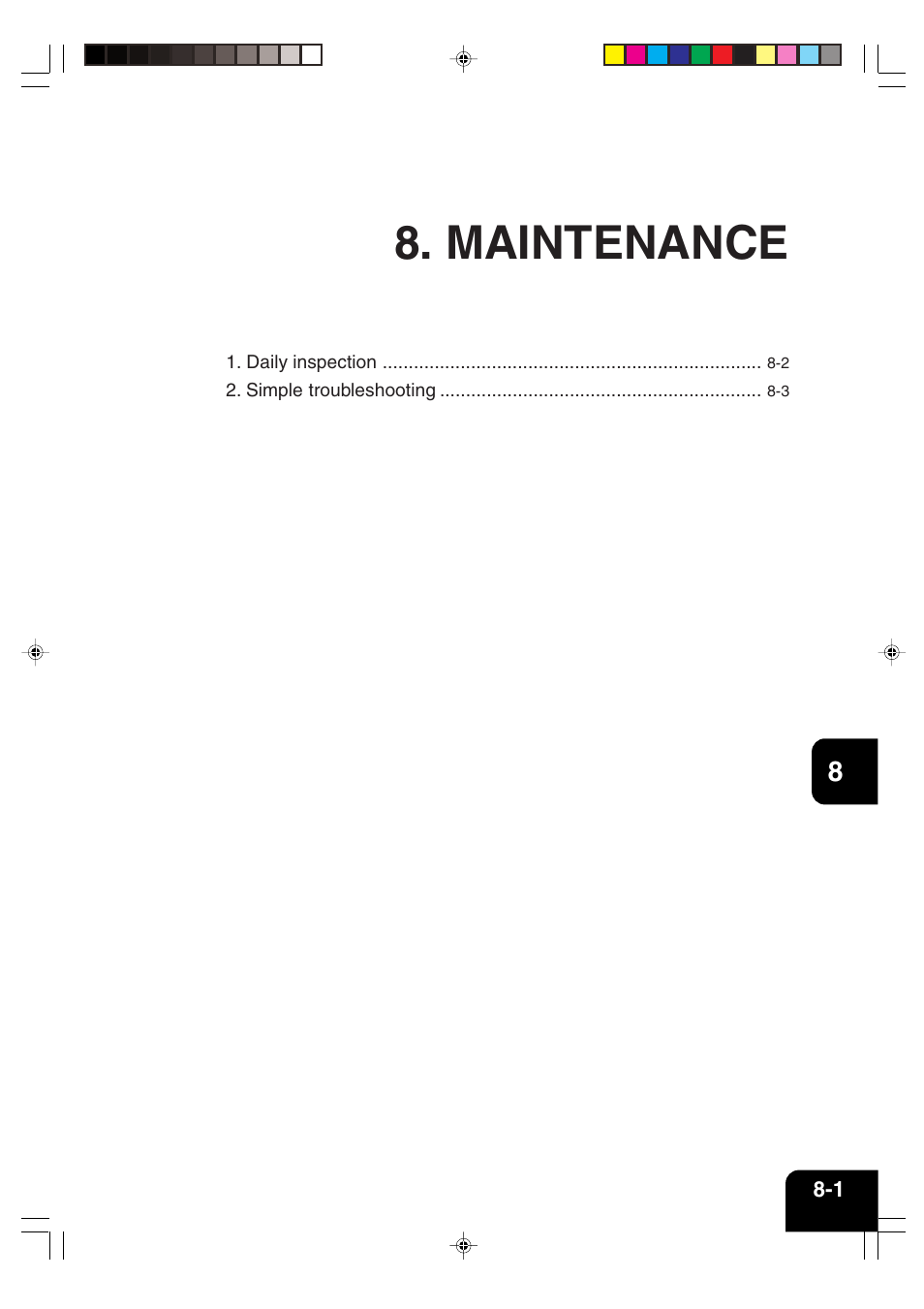 Maintenance | Sharp AR-651 User Manual | Page 163 / 178