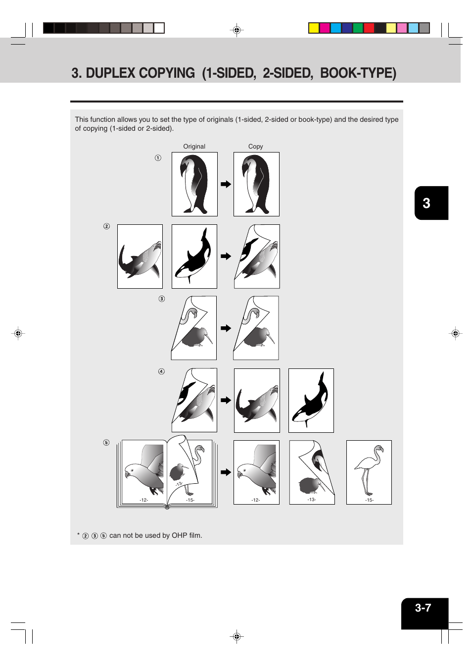 Duplex copying (1-sided, 2-sided, book-type) | Sharp AR-651 User Manual | Page 49 / 178