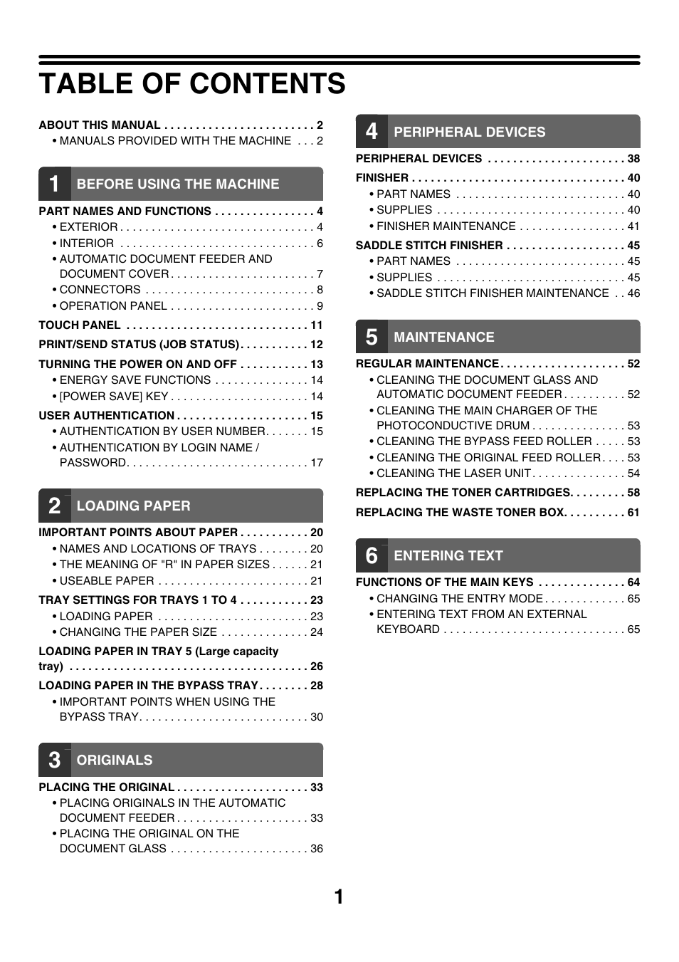 Sharp MX-2700N User Manual | Page 2 / 67
