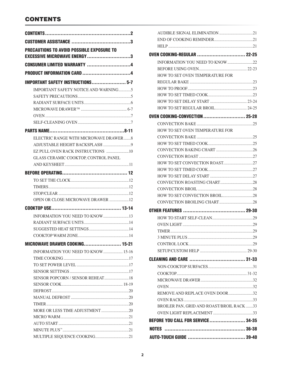 Sharp KB-3411J User Manual | Page 2 / 40