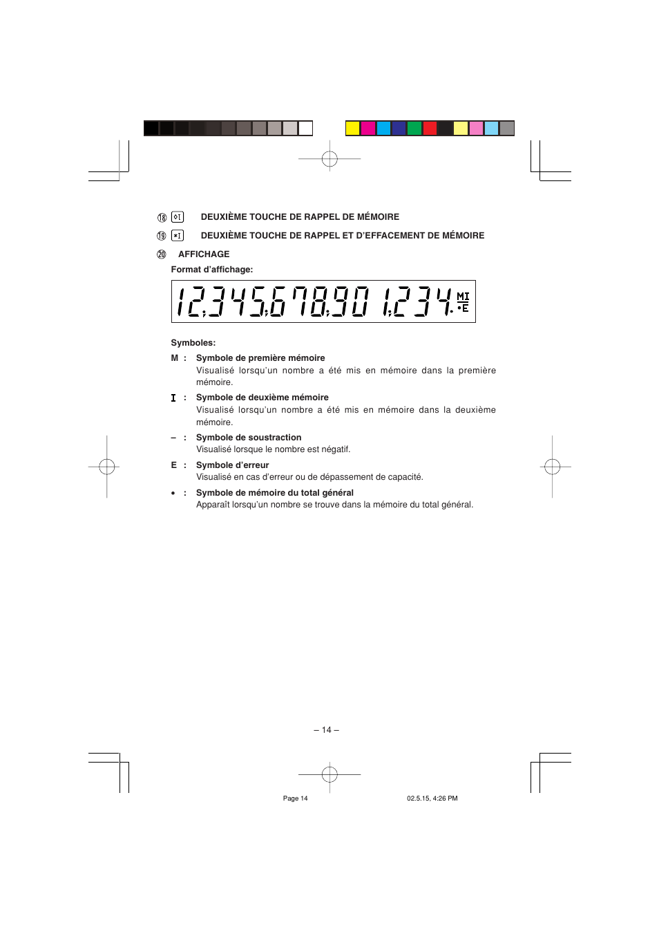 Sharp CS-4194H User Manual | Page 16 / 44