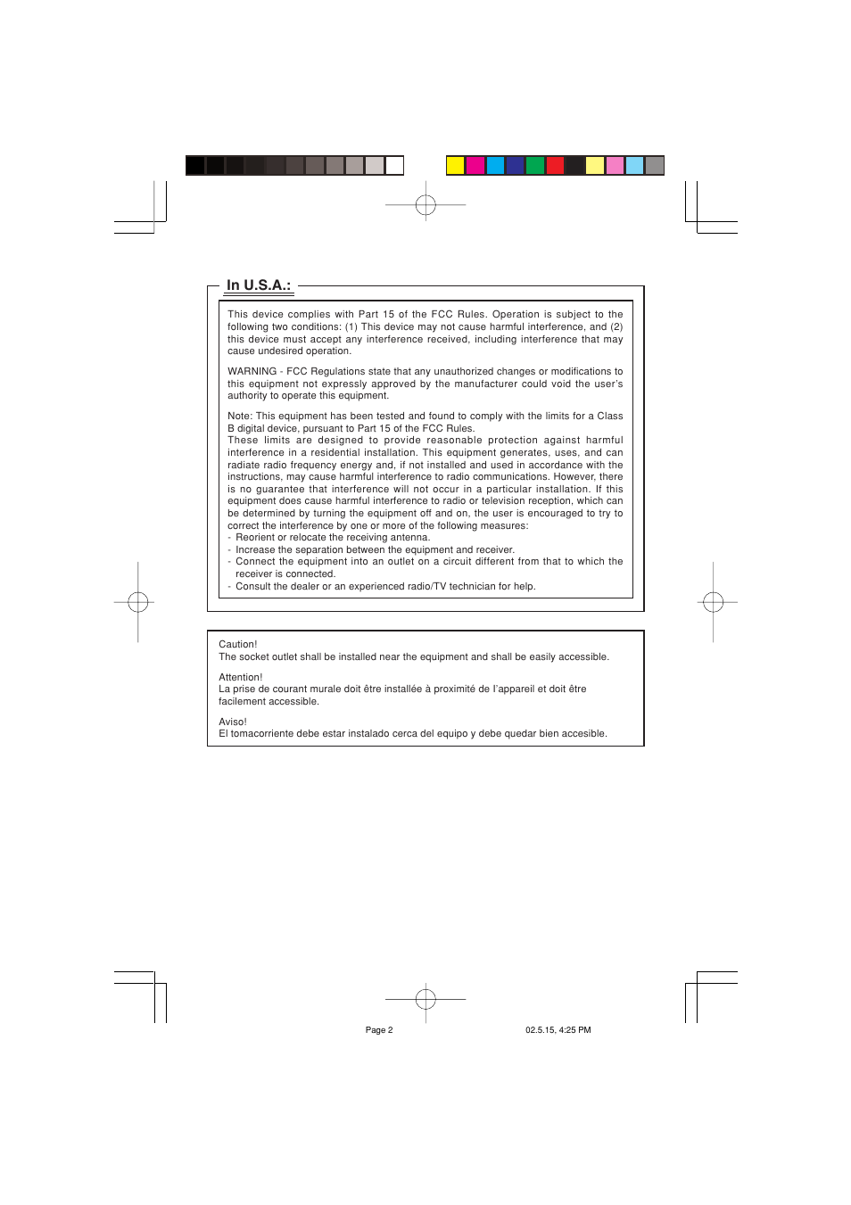 Sharp CS-4194H User Manual | Page 2 / 44