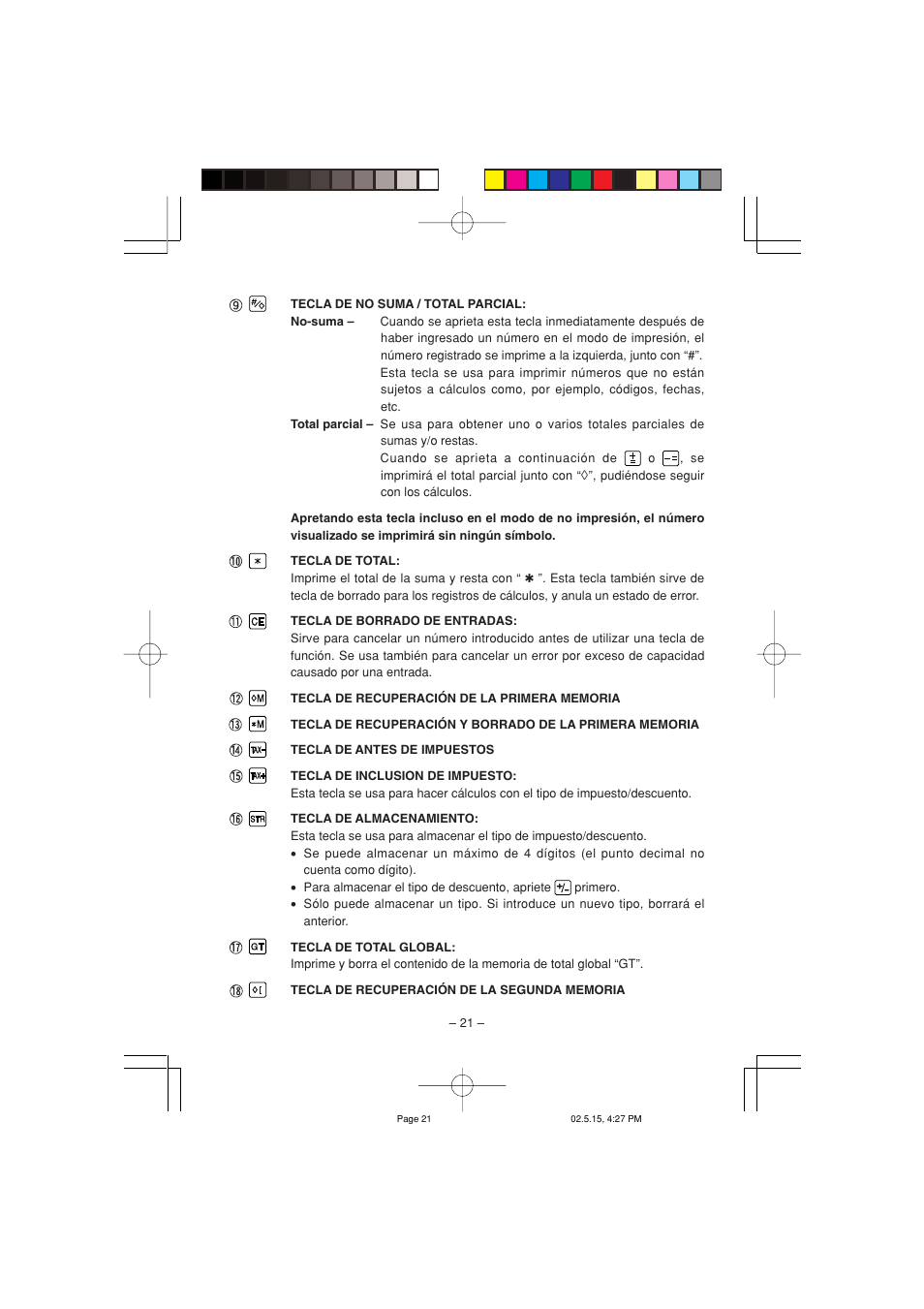 Sharp CS-4194H User Manual | Page 23 / 44