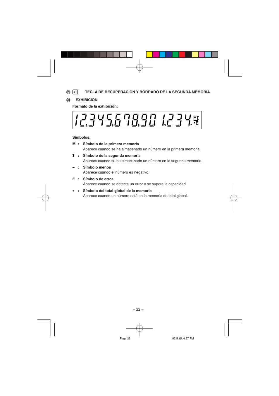 Sharp CS-4194H User Manual | Page 24 / 44