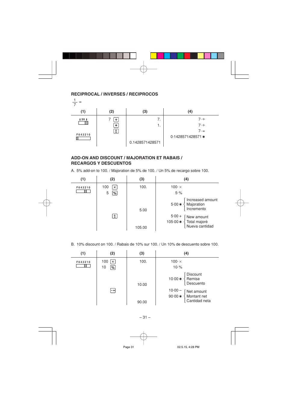 Sharp CS-4194H User Manual | Page 33 / 44