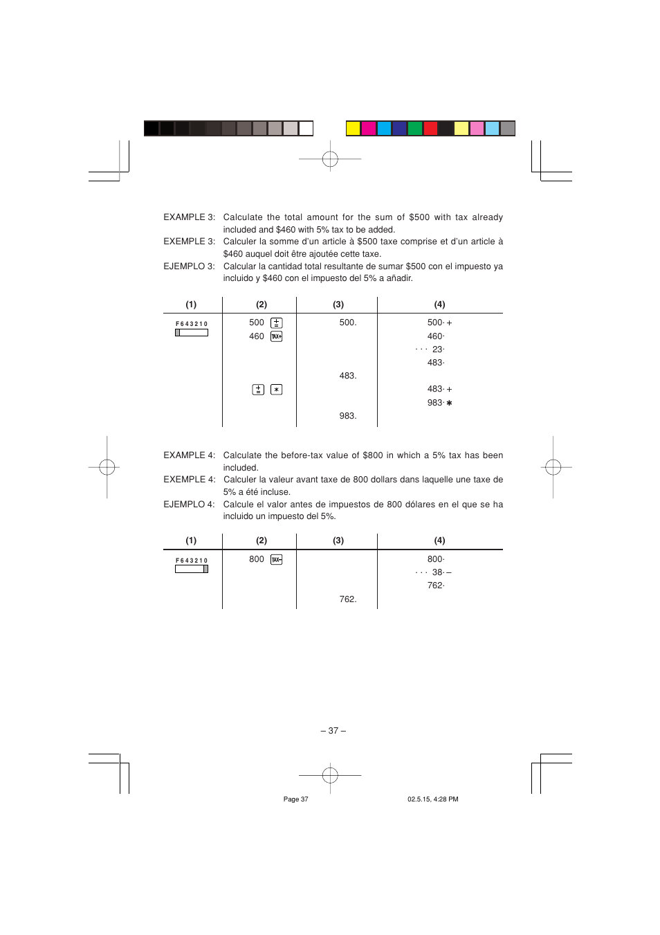 Sharp CS-4194H User Manual | Page 39 / 44