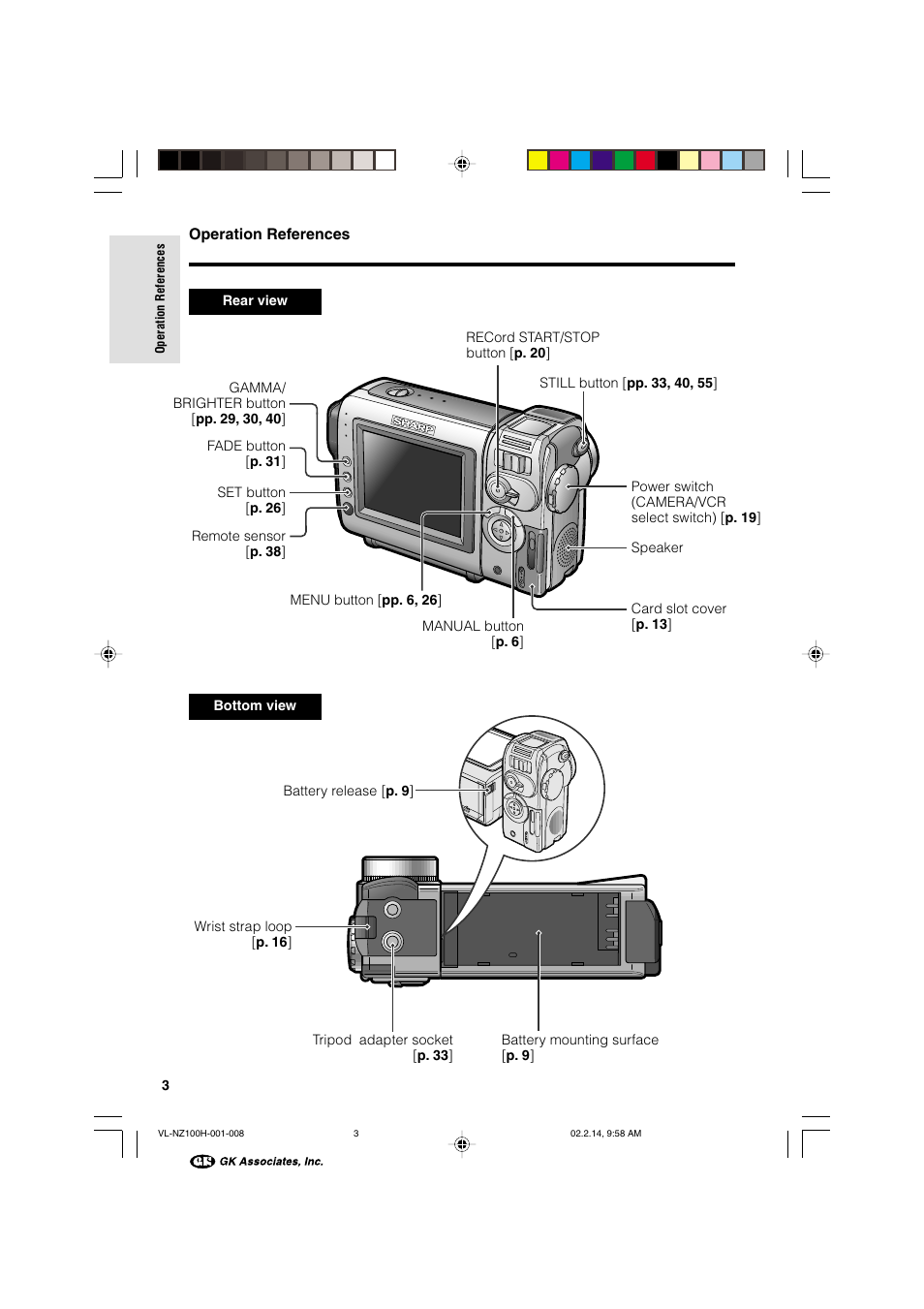 Sharp VL-NZ100S User Manual | Page 14 / 91